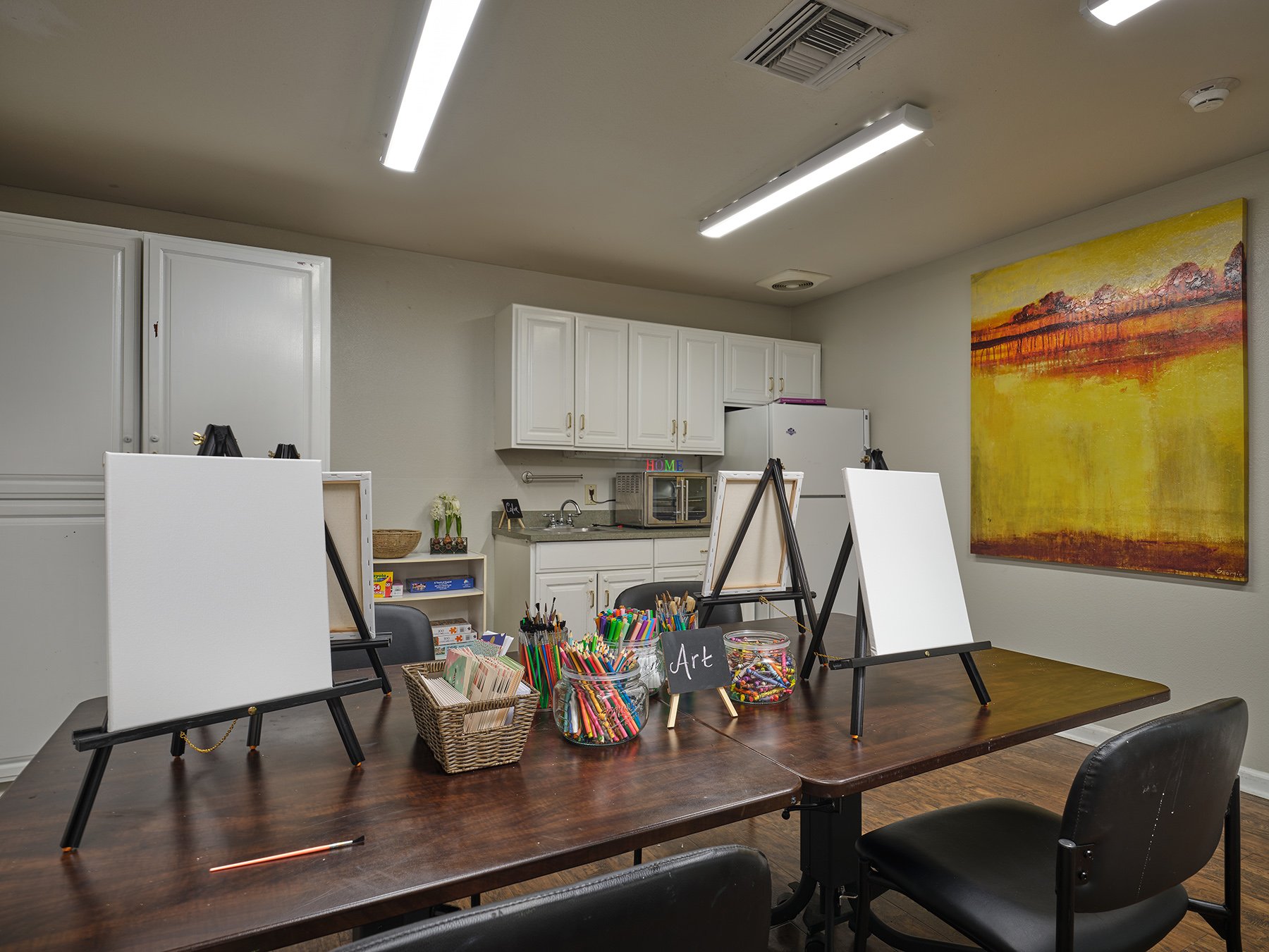 James Island Art room